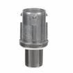 Picture of 1-5/8" Round Stainless Steel Clad Zinc Die Cast Adjustable Round Foot Insert