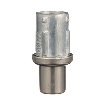 Picture of 1-5/8" Round Stainless Steel Clad Zinc Die Cast Adjustable Round Seismic Foot Insert