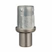 Picture of 1-5/8" Round Stainless Steel Clad Zinc Die Cast Adjustable Round Seismic Foot Insert