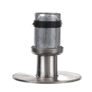 Picture of 1-5/8" Round Stainless Steel Clad Zinc Die Cast Adjustable Flanged Foot Insert