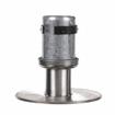 Picture of 1-5/8" Round Stainless Steel Clad Zinc Die Cast Adjustable Flanged Foot Insert