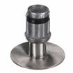Picture of 1-5/8" Round Stainless Steel Clad Zinc Die Cast Adjustable Flanged Foot Insert