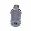 Picture of 1-5/8" Round Stainless Steel Clad Thermoplastic Adjustable Hex Foot Insert