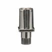 Picture of 1" Square Nickel Plated Zinc Die Cast Adjustable Hex Foot Insert