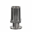 Picture of 1" Square Nickel Plated Zinc Die Cast Adjustable Flanged Foot Insert