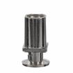 Picture of 1" Square Nickel Plated Zinc Die Cast Adjustable Flanged Foot Insert