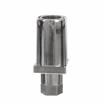 Picture of 1-1/4" Square Nickel Plated Zinc Die Cast Adjustable Hex Foot Insert