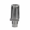 Picture of 1-1/4" Square Nickel Plated Zinc Die Cast Adjustable Hex Foot Insert