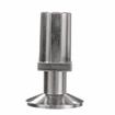 Picture of 1-1/4" Square Nickel Plated Zinc Die Cast Adjustable Flanged Foot Insert