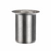 Picture of 1-1/2" x 2-7/8" H Stainless Steel Leg Socket With Flanged Top