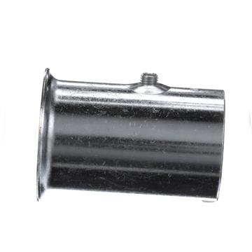 Picture of 1-5/8" x 3"H Zinc Plated Steel Leg Socket With Flanged Top