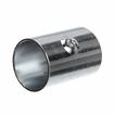 Picture of 1-5/8" x 2-5/8"H Zinc Plated Steel Leg Socket With Plain Top