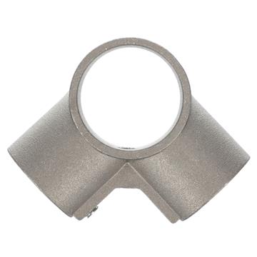 Picture of Brushed Aluminum Corner Cross Brace Fitting For 1-5/8" OD Legs