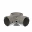 Picture of Brushed Aluminum Corner Cross Brace Fitting For 1-5/8" OD Legs