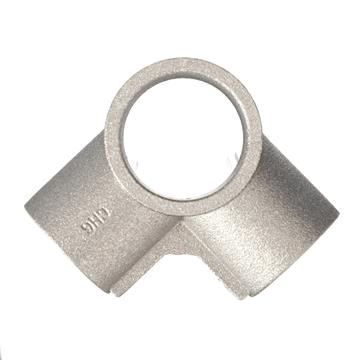 Picture of Brushed Aluminum Corner Cross Brace Fitting For 1-1/2" OD Legs