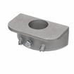 Picture of Brushed Aluminum CenterAdjustable Undershelf Bracket For 1-5/8" Legs