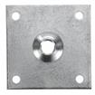 Picture of 3-1/2" x 3-1/2" Zinc Plated Steel Removable Mounting Plate With 5/8-11 Tapped Center Hole
