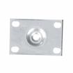 Picture of 3-5/8"L x 2-1/2"W Zinc Plated Steel Removable Mounting Plate With 1/2-13 Tapped Center Hole