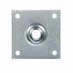 Picture of 3-1/2" x 3-1/2" Zinc Plated Steel Removable Mounting Plate With 3/4-10 Tapped Center Hole