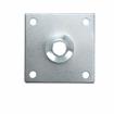 Picture of 3-1/2" x 3-1/2" Zinc Plated Steel Removable Mounting Plate With 3/4-10 Tapped Center Hole