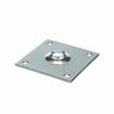 Picture of 3-1/2" x 3-1/2" Zinc Plated Steel Removable Mounting Plate With 3/4-10 Tapped Center Hole
