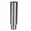 Picture of 1-5/8"OD x 10"H Stainless Steel Equipment Leg With Plain Top And Adjustable Round Toe