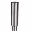 Picture of 1-5/8"OD x 36"H Stainless Steel Equipment Leg With Plain Top And Adjustable Round Toe