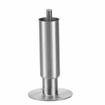 Picture of 1-5/8"OD x 6"H Stainless Steel Security Equipment Leg With 1/2-13 x 3/4"L Protruding Stud And Adjustable Flanged Toe With Holes