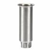 Picture of 2"OD x 6"H Stainless Steel Equipment Leg With Plain Top And Adjustable Hex Toe