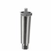 Picture of 4" H Nickel Plated Die Cast Appliance Leg With 3/8-16 x 5/8"L Protruding Stud And Adjustable Hex Toe