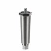 Picture of 4" H Nickel Plated Die Cast Appliance Leg With 3/8-16 x 5/8"L Protruding Stud And Adjustable Hex Toe