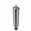 Picture of 4" H Nickel Plated Die Cast Appliance Leg With 5/16-18 x 3/8"L Protruding Stud And Adjustable Hex Toe