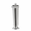 Picture of 4" H Nickel Plated Die Cast Appliance Leg With 1/4-20 x 3/8"L Protruding Stud And Adjustable Flanged Toe