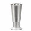 Picture of 4" H Nickel Plated Thermoplastic Appliance Leg With 1/2-13 Flush Stud and Nickel Plated Die Cast Adjustable Flanged Toe