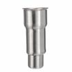Picture of 2" OD x 6" H Stainless Steel Flared Top Equipment Leg With Adjustable Round Toe For Weld Application