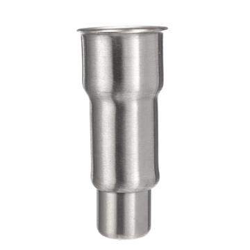 Picture of 2" OD x 6" H Stainless Steel Flared Top Equipment Leg With Adjustable Round Toe For Weld Application