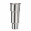 Picture of 2" OD x 6" H Stainless Steel Flared Top Equipment Leg With Adjustable Round Toe For Weld Application