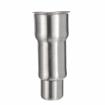 Picture of 2" OD x 6" H Stainless Steel Flared Top Equipment Leg With Adjustable Round Toe For Weld Application
