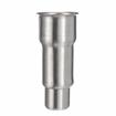 Picture of 2" OD x 6" H Stainless Steel Flared Top Equipment Leg With Adjustable Round Toe For Weld Application