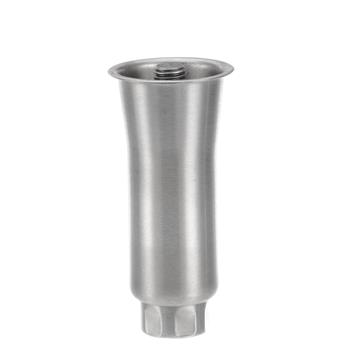 Picture of 2" OD x 6" H Stainless Steel Flared Top Equipment Leg With 3/4-10 x 3/4" L Flush Stud And Adjustable Hex Toe