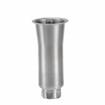 Picture of 2" OD x 6" H Stainless Steel Flared Top Equipment Leg With 3/4-10 x 3/4" L Flush Stud And Adjustable Hex Toe