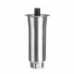 Picture of 2" OD x 6" H Stainless Steel Flared Top Equipment Leg With 3/4-10 x 3/4" L Protruding Stud And Adjustable Hex Toe
