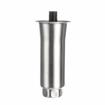 Picture of 2" OD x 6" H Stainless Steel Flared Top Equipment Leg With 3/4-10 x 3/4" L Protruding Stud And Adjustable Hex Toe