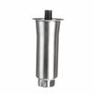 Picture of 2" OD x 6" H Stainless Steel Flared Top Equipment Leg With 3/4-10 x 3/4" L Protruding Stud And Adjustable Hex Toe