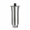 Picture of 2" OD x 6" H Stainless Steel Flared Top Equipment Leg With 3/4-10 x 3/4" L Protruding Stud And Adjustable Hex Toe