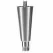 Picture of 6" H Nickel Plated Die Cast Equipment Leg With 5/8-11 x 3/4" L Protruding Stud And Adjustable Stainless Steel Hex Toe