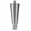 Picture of 6" H Nickel Plated Die Cast Equipment Leg With 5/8-11 x 3/4" L Protruding Stud And Adjustable Stainless Steel Hex Toe