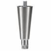 Picture of 6" H Nickel Plated Die Cast Equipment Leg With 5/8-11 x 3/4" L Protruding Stud And Adjustable Stainless Steel Hex Toe