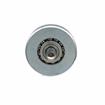 Picture of 1-5/16" OD Steel Flat Ball Bearing Roller with 3/4" Rivet Stud