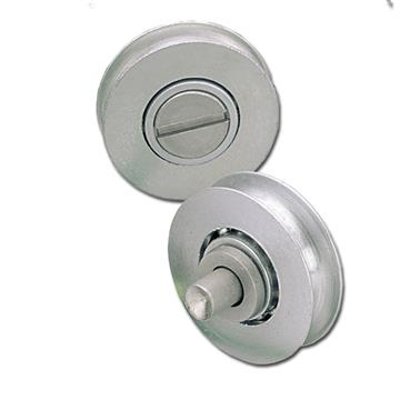 Picture of 1-3/16" OD Steel Concave Ball Bearing Roller with 1/2" Rivet Stud